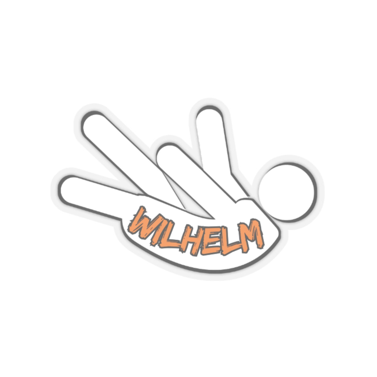 Wilhelm Logo Kiss-Cut Stickers