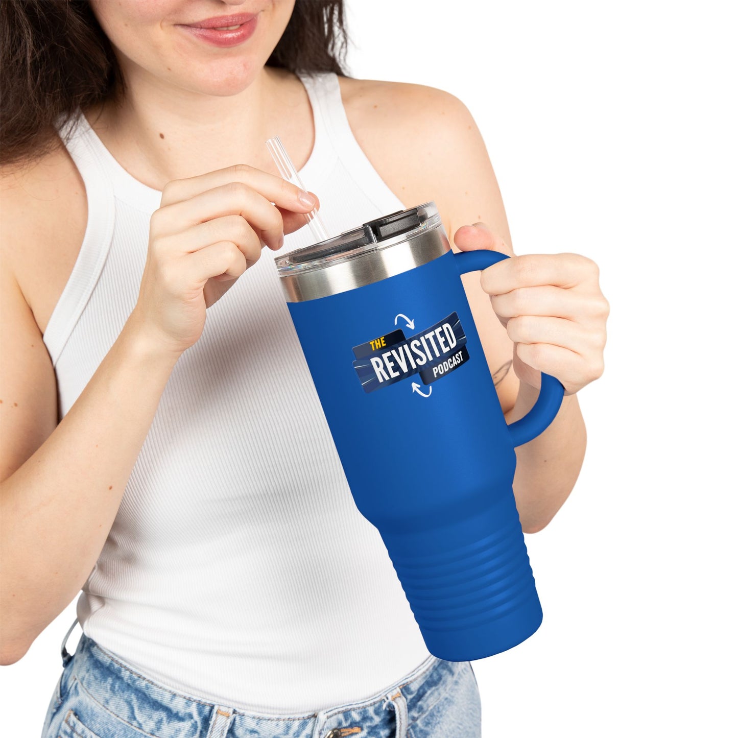 Revisited Logo Insulated Travel Mug, 40oz