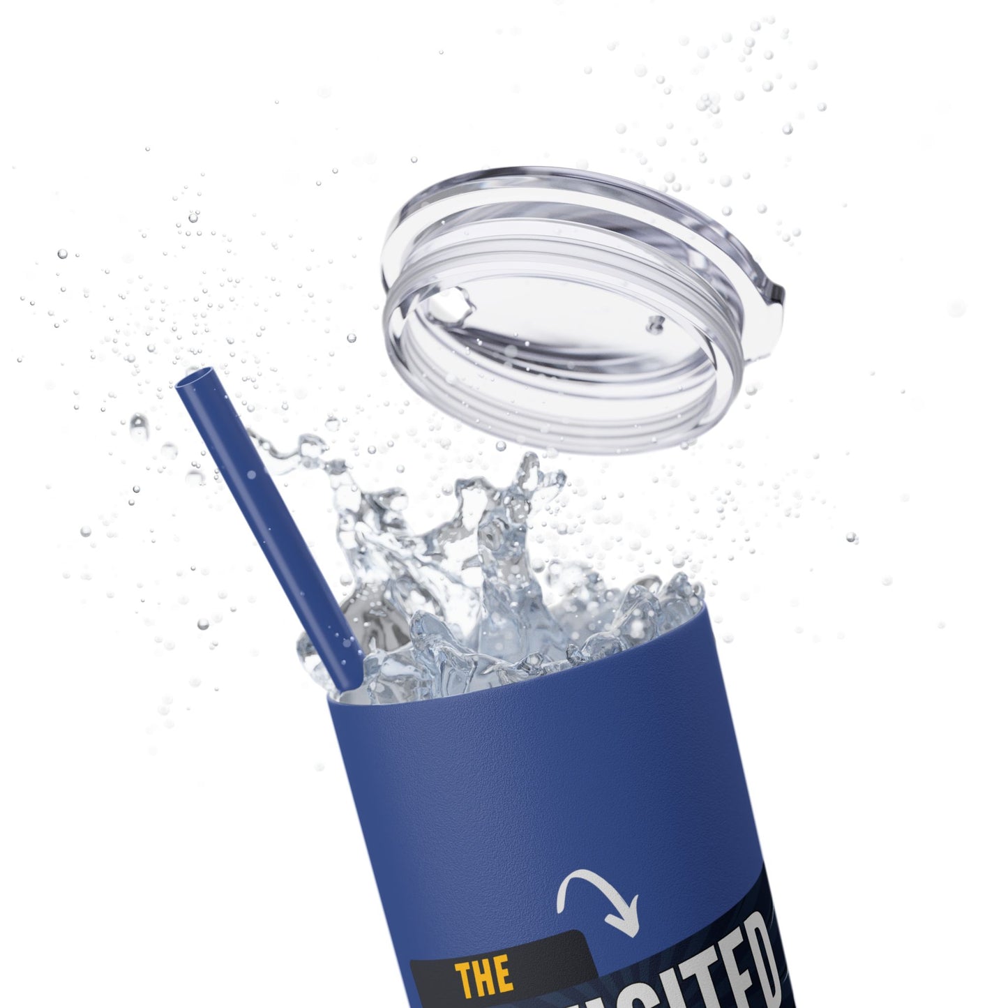 Revisited Logo Skinny Tumbler with Straw, 20oz