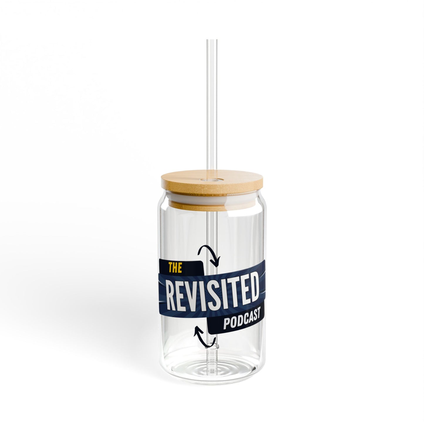 Revisited Logo Sipper Glass, 16oz