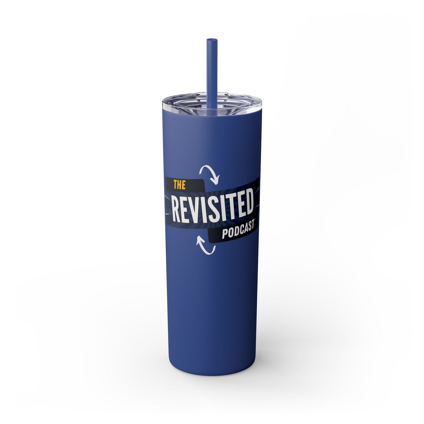 Revisited Logo Skinny Tumbler with Straw, 20oz